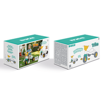 Tricicleta pentru copii Dolu Pastel din plastic cu roti late si cosulet pentru accesorii - 1