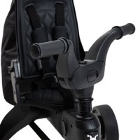 Tricicleta pentru copii Doona Liki Trike Midnight Editie limitata, ultrapliabila in 3 secunde, spatar reglabil,copertina cu protectie UV, frana de picior si roti din cauciuc Eva - 4