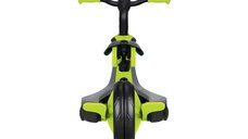 Tricicleta pentru copii Globber Explorer 4 in 1 Verde cu control parental, de la 10 luni, parasolar anti UV ajustabil, suport de picioare detasabil, scaun ajustabil pe inaltime