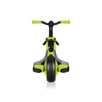 Tricicleta pentru copii Globber Explorer 4 in 1 Verde cu control parental, de la 10 luni, parasolar anti UV ajustabil, suport de picioare detasabil, scaun ajustabil pe inaltime - 1