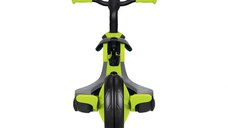 Tricicleta pentru copii Globber Explorer 4 in 1 Verde cu control parental, de la 10 luni, parasolar anti UV ajustabil, suport de picioare detasabil, scaun ajustabil pe inaltime