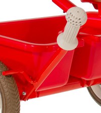 Tricicleta pentru copii Italtrike Passenger Champion Rosu cu scaun ajustabil, roti din cauciuc Eva si free wheel - 1