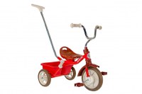 Tricicleta pentru copii Italtrike Passenger Champion Rosu cu scaun ajustabil, roti din cauciuc Eva si free wheel - 6