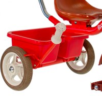 Tricicleta pentru copii Italtrike Passenger Champion Rosu cu scaun ajustabil, roti din cauciuc Eva si free wheel - 5