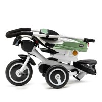 Tricicleta pentru copii Juju Bliss Ride Verde, 3 in 1, pozitie de somn, reversibila, far luminos, muzica, cos depozitare, gentuta, protectie UV, cauciucuri spuma EVA, greutate maxima admisa 25kg - 7