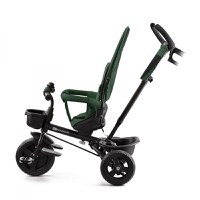 Tricicleta pentru copii Kinderkraft Aveo Mystic Green de la 9 luni, cu sezut rotativ, suport pentru picioare, maner cu control al directiei, gentuta si cos pentru accesorii - 7