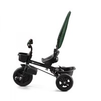Tricicleta pentru copii Kinderkraft Aveo Mystic Green de la 9 luni, cu sezut rotativ, suport pentru picioare, maner cu control al directiei, gentuta si cos pentru accesorii - 8