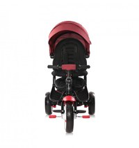 Tricicleta pentru copii Lorelli Jaguar Red  Black Luxe 4 in 1  multifunctionala, cu maner cu control parental, scaun rotativ, 2 tipuri de suport pentru picioare si spatar inalt reglabil pe 2 pozitii - 2