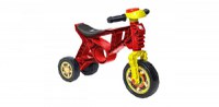 Tricicleta pentru copii Novokids EVO Balance Bike Rosu fara pedale, 3 roti, claxon, greutate admisa 30 Kg - 3