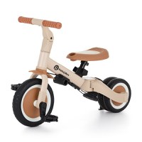 Tricicleta pentru copii PetiteMars Turbo Bej 5 in 1 Multifunctionala, Vehicul de impins, Bicicleta cufara pedale, Cu maner de ghidaj, Detasabil, Roti din cauciuc, Pana la 25 kg, 1.5-5 ani - 7