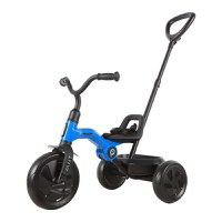 Tricicleta pentru copii QPlay Ant Plus Albastru navy cu roti din spuma EVA, pliere compacta, cosulet pentru jucarii de la 2 ani pana la 25 kg - 2