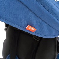 Tricicleta pentru copii Qplay Rito+ Albastru pliabila, cu spatar reglabil cu pozitie de somn, 2 tipuri de suporti pentru picioare,copertina cu protectie UV si roti din cauciuc Eva - 8