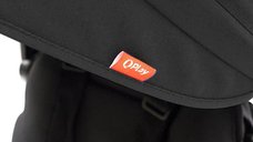 Tricicleta pentru copii Qplay Rito+ Negru pliabila, cu spatar reglabil cu pozitie de somn, 2 tipuri de suporti pentru picioare,copertina cu protectie UV si roti din cauciuc Eva
