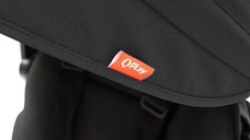 Tricicleta pentru copii Qplay Rito+ Negru pliabila, cu spatar reglabil cu pozitie de somn, 2 tipuri de suporti pentru picioare,copertina cu protectie UV si roti din cauciuc Eva