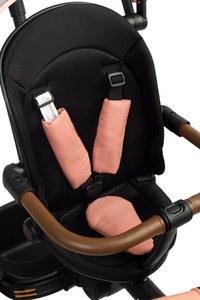 Tricicleta pentru copii Toyz Saber Light Pink pliabila, multifunctionala cu spatar reglabil si pozitie de somn, copertina si maner parinte cu inaltime reglabila, pana la 25 kg - 1