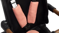 Tricicleta pentru copii Toyz Saber Light Pink pliabila, multifunctionala cu spatar reglabil si pozitie de somn, copertina si maner parinte cu inaltime reglabila, pana la 25 kg