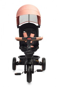 Tricicleta pentru copii Toyz Saber Light Pink pliabila, multifunctionala cu spatar reglabil si pozitie de somn, copertina si maner parinte cu inaltime reglabila, pana la 25 kg - 7