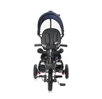 Tricicleta pentru copii Zippy Air control parental 12-36 luni Sapphire cu scaun reversibil, rotire 360 grade, spatar reglabil pe multiple pozitii, roti din cauciuc cu camera si 2  tipuri de suport pentru picioare - 1