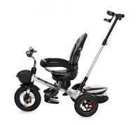 Tricicleta pentru copii Zippy Air control parental 12-36 luni Sapphire cu scaun reversibil, rotire 360 grade, spatar reglabil pe multiple pozitii, roti din cauciuc cu camera si 2  tipuri de suport pentru picioare - 5