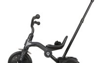 Tricicleta Qplay Ant Plus Gri Inchis cu Roti EVA si Pliere Compacta pentru Copii de la 2 Ani