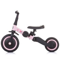 Tricicleta si bicicleta Chipolino Smarty 2 in 1 light pink - 4