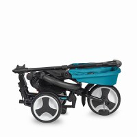 Tricicleta ultrapliabila Coccolle Spectra roti EVA Turquoise Tide - 3