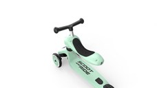 Trotineta copii cu sezut, transformabila 2 in 1, HighwayKick 1 Kiwi, 1-5 ani, pana la 50 kg, Scoot  Ride
