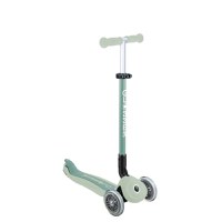 Trotineta evolutiva Globber Go-Up 4 in 1 Active Ecologic Verde Fistic, ghidon reglabil din aluminiu, scaun, maner parinte, greutate admisa 50 kg - 4