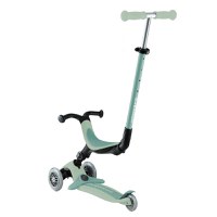 Trotineta evolutiva Globber Go-Up 4 in 1 Active Ecologic Verde Fistic, ghidon reglabil din aluminiu, scaun, maner parinte, greutate admisa 50 kg - 6
