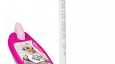 Trotineta intuitiva Barbie Pink, platforma antiderapanta, greutate suportata 20 kg, varsta 2 ani+