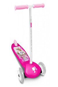 Trotineta intuitiva Barbie Pink, platforma antiderapanta, greutate suportata 20 kg, varsta 2 ani+ - 2