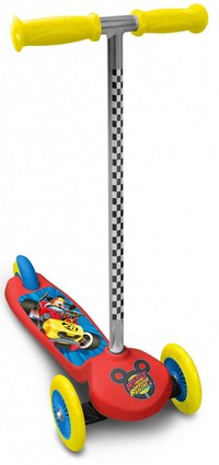 Trotineta intuitiva Mickey Mouse cu 3 roti, platforma antiderapanta, greutate admisa 20 kg - 1
