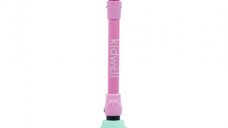 Trotineta Kidwell Jax Mint Pink cu 3 roti, pliabila, reglabila, din aluminiu, greutate admisa 50 kg, varsta 3 ani+