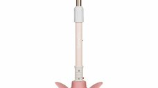 Trotineta Lionelo Timy Roz cu 3 roti LED, ghidon reglabil, pliabila, platforma antiderapanta, greutate suportata 50 kg, varsta 3 ani+