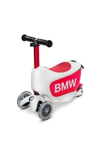 Trotineta Micro X BMW Kids WhiteRaspberry cu ghidon reglabil, roti din silicon, greutate 1.99 kg, sustine 50 kg - 7