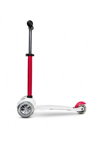 Trotineta Micro X BMW Kids WhiteRaspberry cu ghidon reglabil, roti din silicon, greutate 1.99 kg, sustine 50 kg - 2