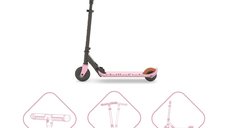 Trotineta pentru copii Chillafish Flexxi Cameo Pink pliabila, ghidon reglabil, roti ABEC-5, greutate admisa 50 kg