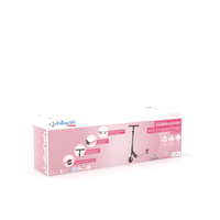 Trotineta pentru copii Chillafish Flexxi Cameo Pink pliabila, ghidon reglabil, roti ABEC-5, greutate admisa 50 kg - 4