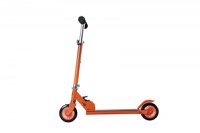 Trotineta pentru copii cu 2 roti pliabila Lamborghini Orange, ghidon reglabil, platforma antiderapanta, greutate admisa 50 kg - 1