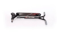 Trotineta pentru copii Eagle Graphite Grey, cadru din aluminiu, pliabila, greutate suportata 100 kg, varsta 8 ani+ - 4