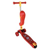 Trotineta pentru copii Novokids Mini Scooter 8010 Rosu 2 in 1, cu roti luminoase din silicon, melodii, 3 roti, pliabila, maner reglabil, greutate suportata 50 kg - 2