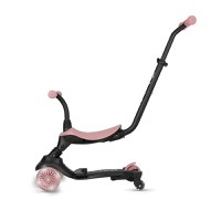 Trotineta pentru copii QPlay Sema EVO Roz 6 in 1 multifunctionala cu scaunel, maner telescopic parental, inaltime ajustabila, cadru din aluminiu, greutate admisa 50 kg - 10