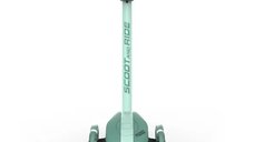 Trotineta pentru copii Scoot and Ride Highwaykick 3S Led Forest pliabila, reglabila, roti led, 3 ani+, greutate suportata 50 kg