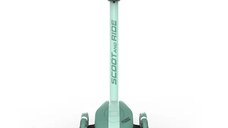 Trotineta pentru copii Scoot and Ride Highwaykick 3S Led Forest pliabila, reglabila, roti led, 3 ani+, greutate suportata 50 kg