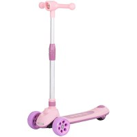 Trotineta pliabila Chipolino Orbit Pink, cadru din aluminiu, ghidon reglabil, baza anti-alunecare, roti cu lumini, greutate admisa 50 kg - 4