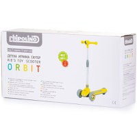 Trotineta pliabila Chipolino Orbit Pink, cadru din aluminiu, ghidon reglabil, baza anti-alunecare, roti cu lumini, greutate admisa 50 kg - 3