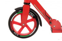 Trotineta pliabila Ferrari Junior Rosu cu roti 200 mm, cadru din aluminiu, cric, greutate admisa 100 kg - 4