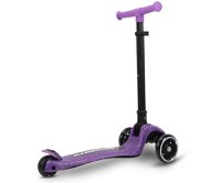 Trotineta pliabila Milly Mally Sparky Violet, roti din silicon cu led, platforma iluminata, greutate admisa 50 kg - 3