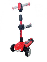 Trotineta pliabila pentru copii Nichiduta cu Proiector si Sunete Red Monster Truck - 1