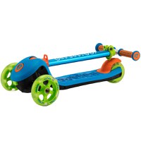 Trotineta pliabila Trunki albastru S cu ghidon reglabil, curea si husa pentru transport, greutate admisa 50 kg - 2